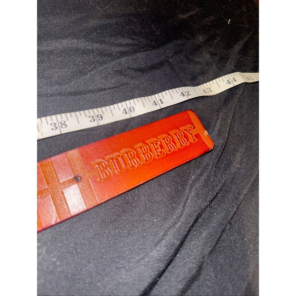 Authentic Burberry leather belt size 40/100 - Picture 8 of 12